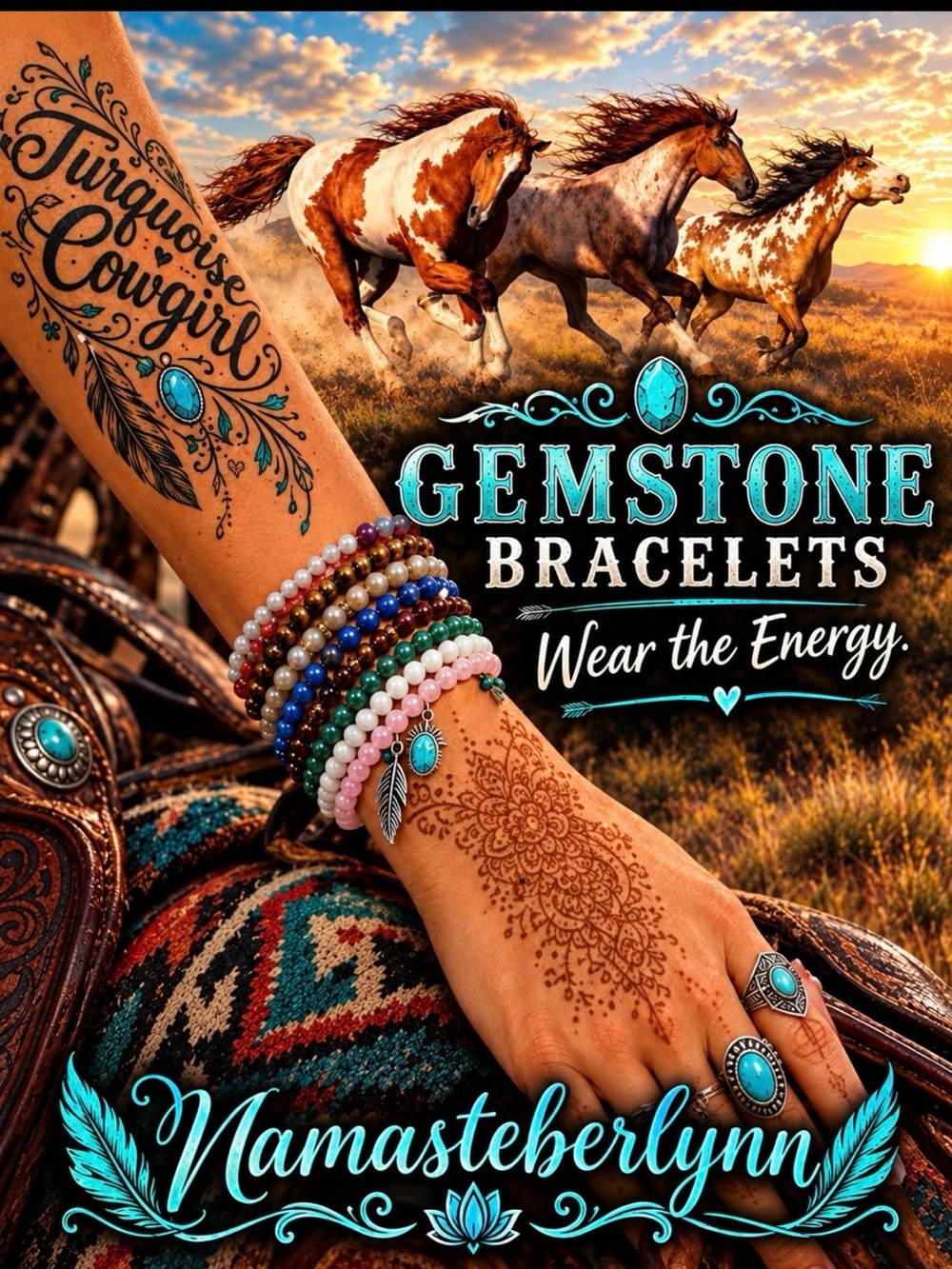 genuine turquoise bracelets